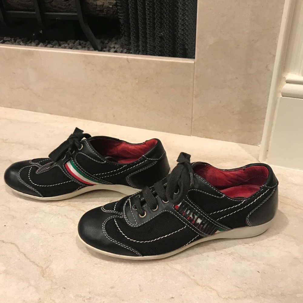 Vintage Moschino Sneakers, RARE, leather &…